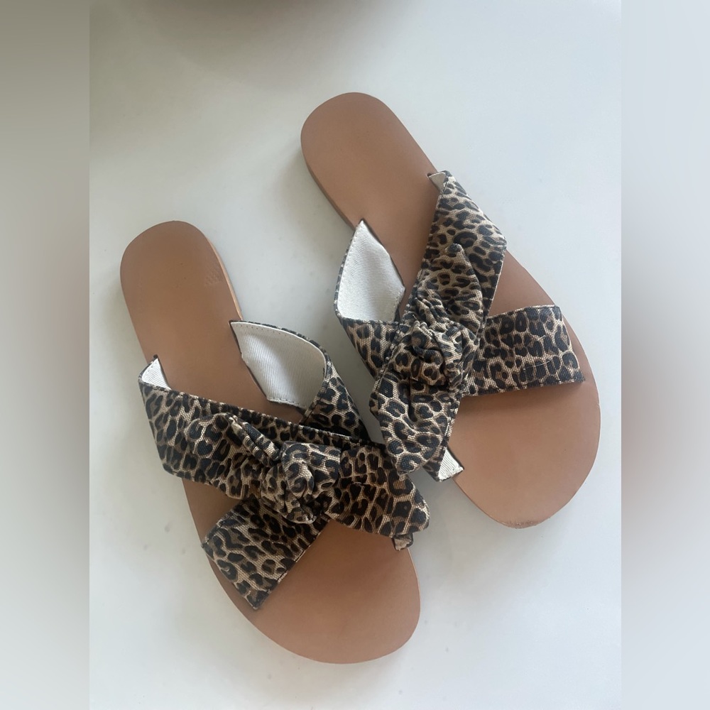 Cheetah Print Canvas Slides